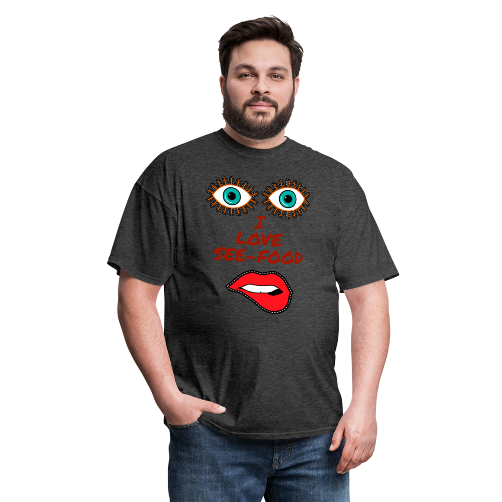 See-Food T-Shirt - heather black