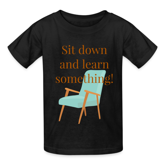 Sit Down Youth T-Shirt - black