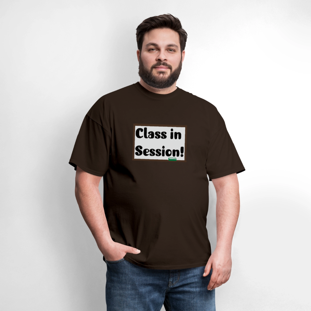 Class In Session T-shirt - brown