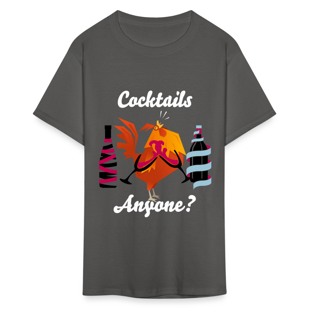 Cock Tails T-Shirt - charcoal