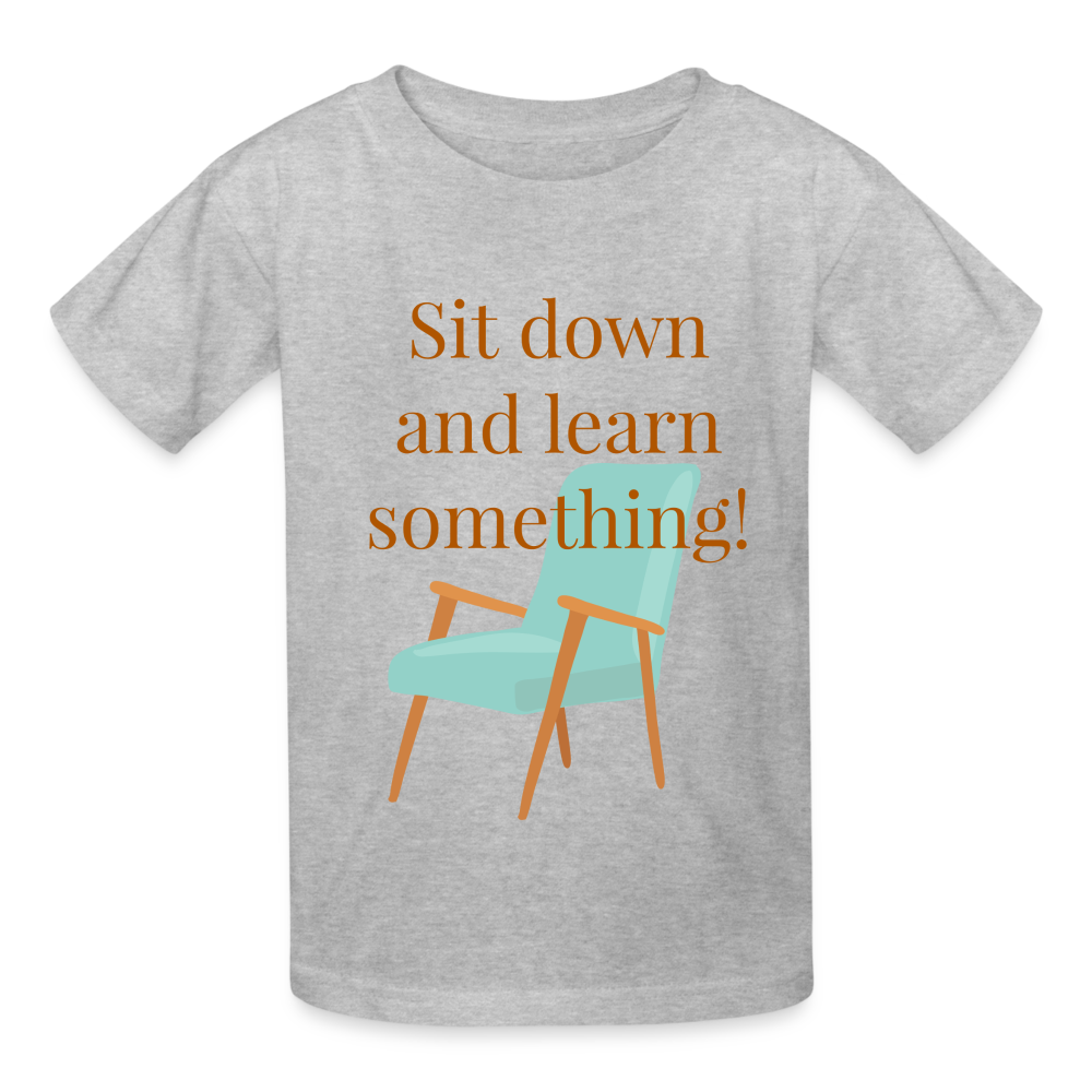 Sit Down Youth T-Shirt - heather gray
