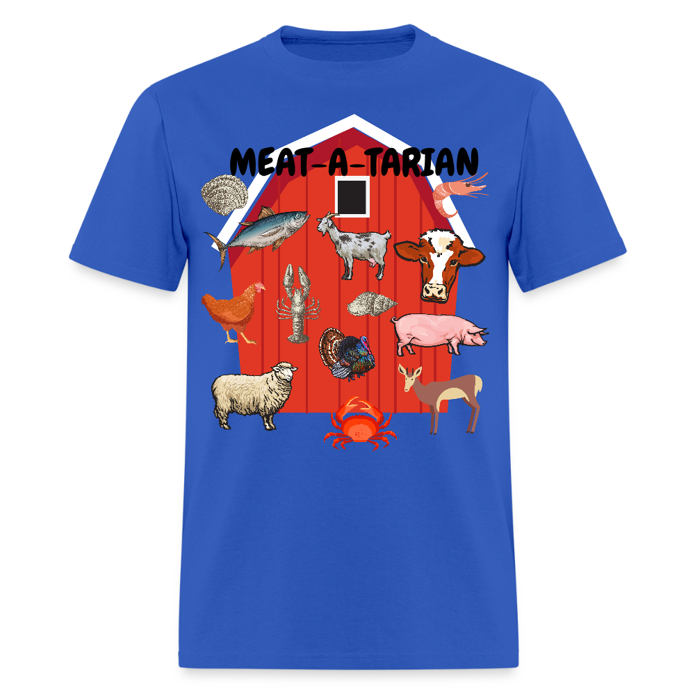 Meat-a-tarian Unisex Classic T-Shirt - royal blue
