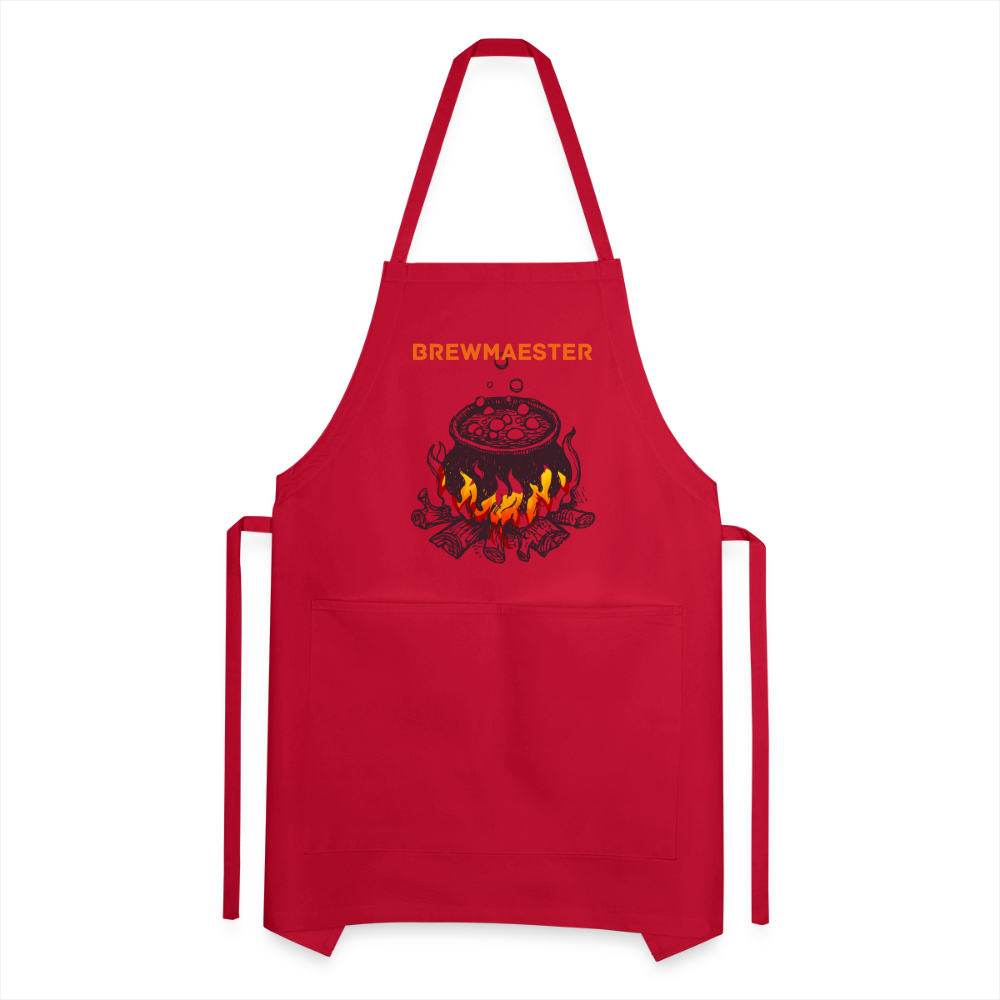 Brewmaester Adjustable Apron - red