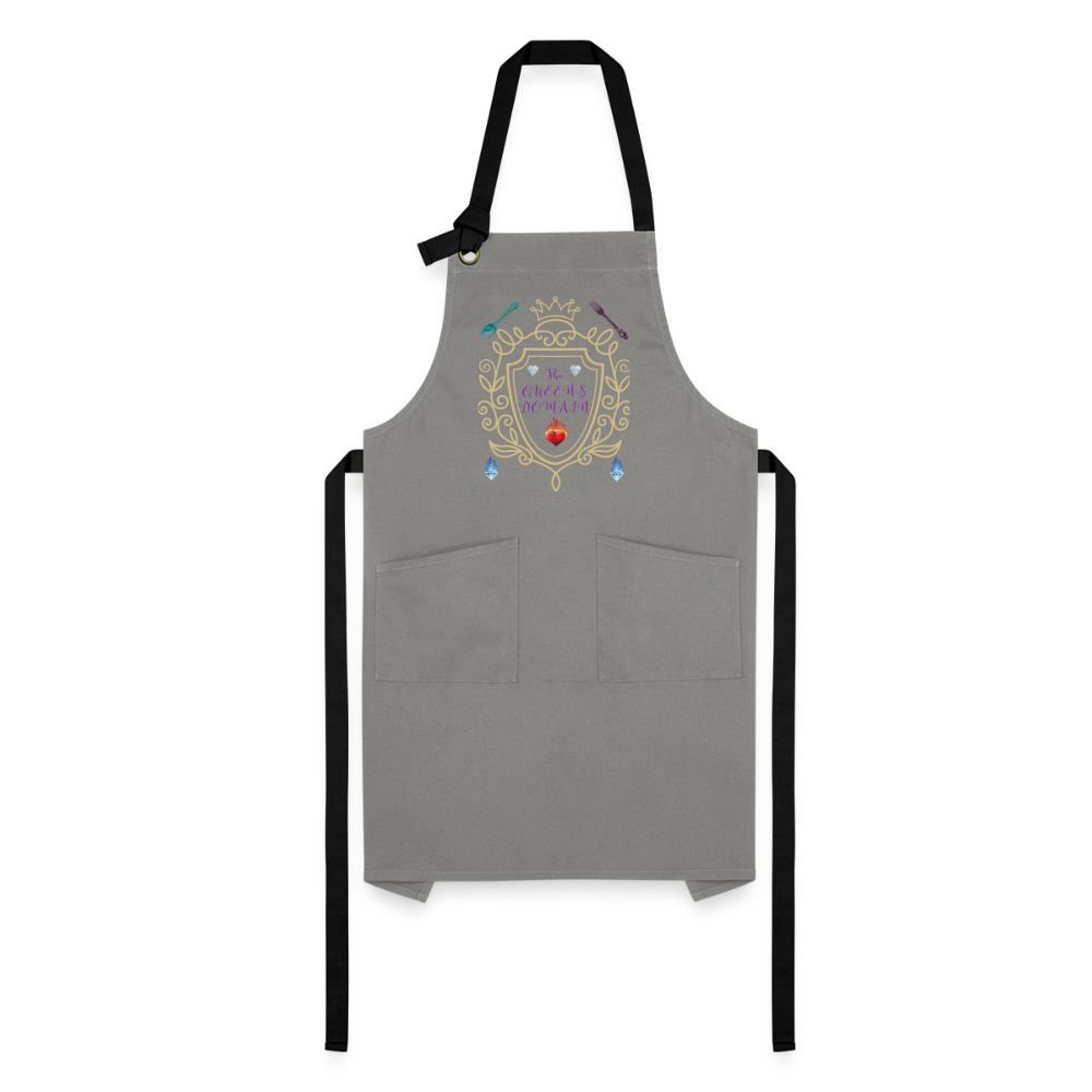 Queen's Domain Artisan Apron - gray/black