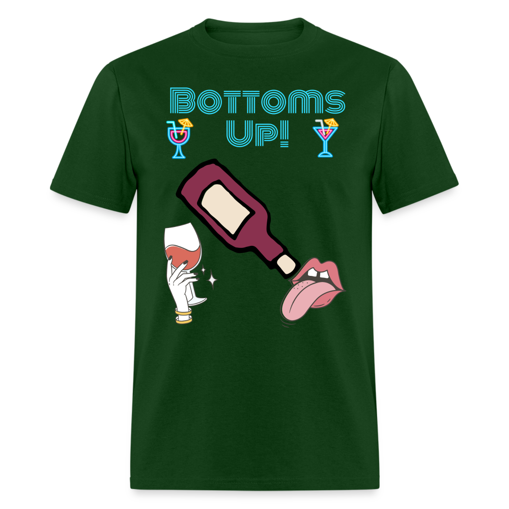 Bottoms Up T-Shirt - forest green