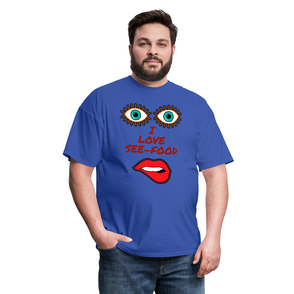 See-Food T-Shirt - royal blue