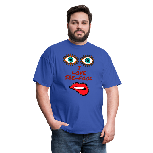 See-Food T-Shirt - royal blue