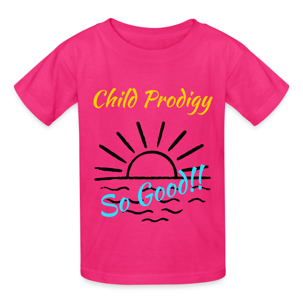 Child Prodigy Gildan Ultra Cotton Youth T-Shirt - fuchsia