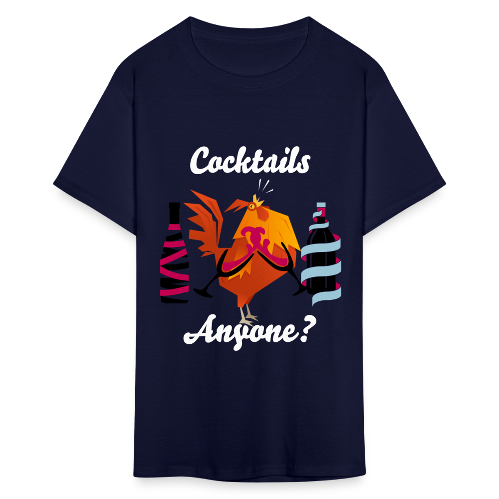 Cock Tails T-Shirt - navy