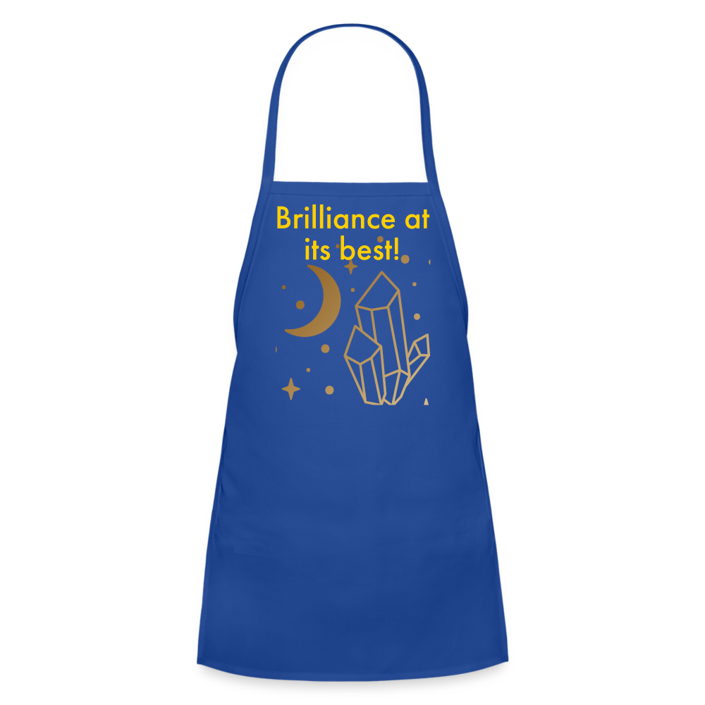 Brilliance Kids' Apron - royal blue
