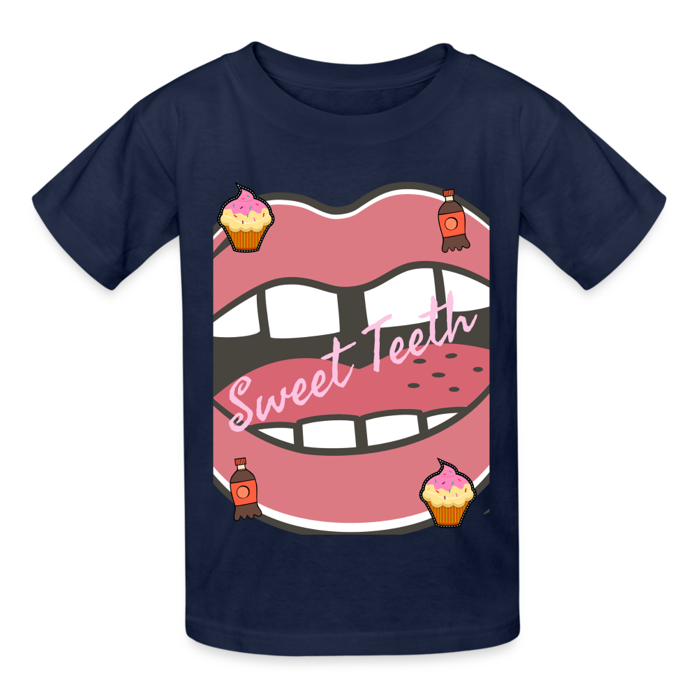 Sweet Teeth Youth T-Shirt - navy