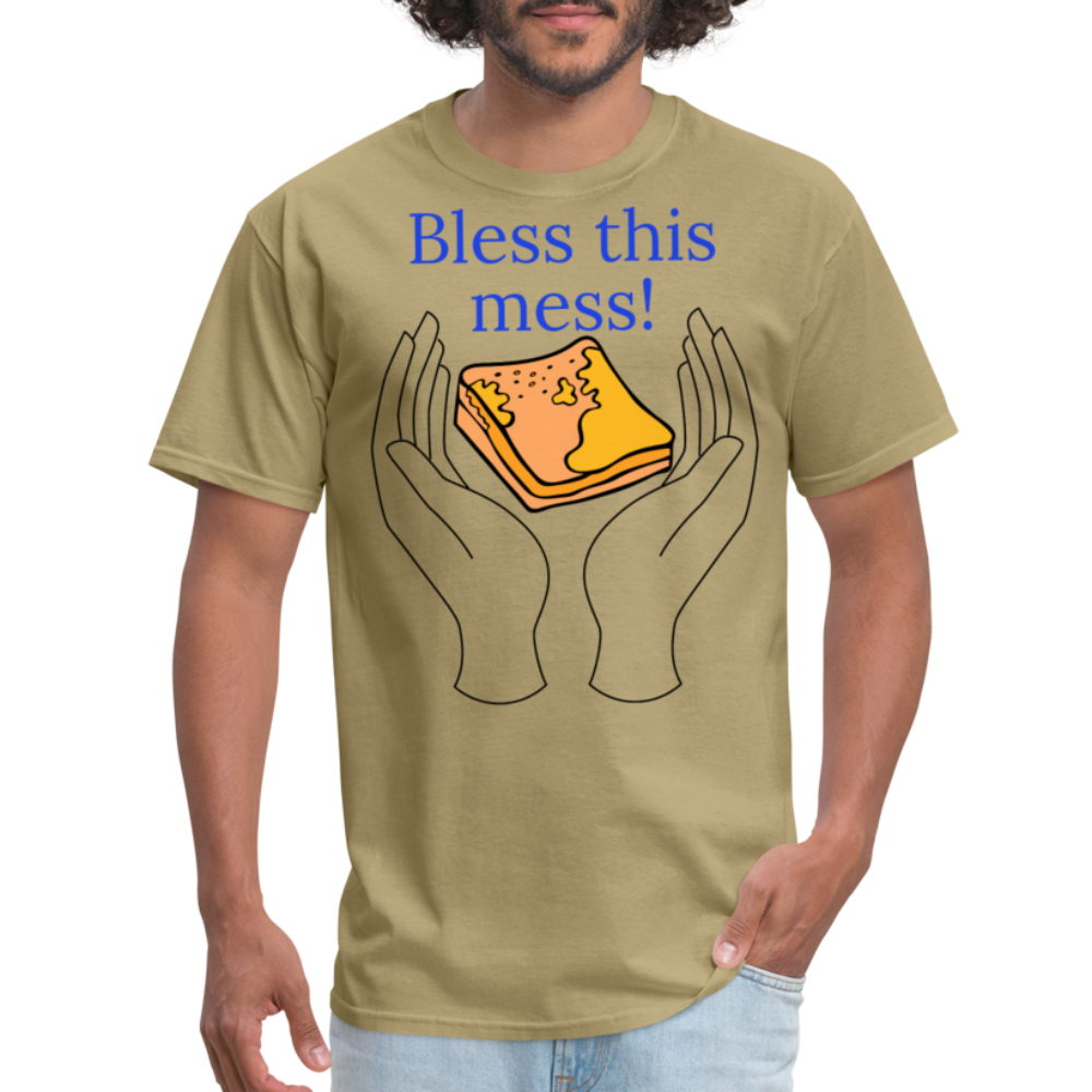 Bless This Mess T-Shirt - khaki