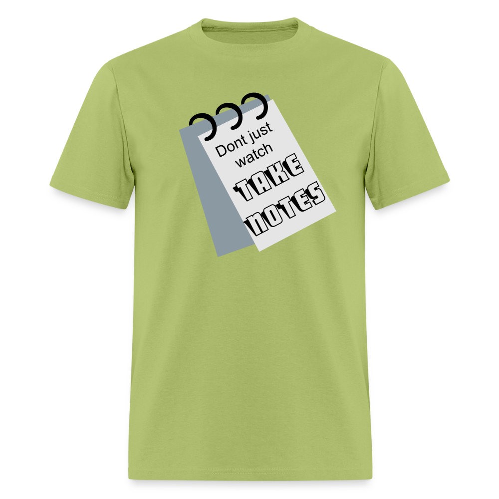 Take Notes T-shirt - kiwi