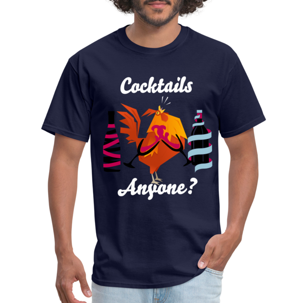 Cock Tails T-Shirt - navy