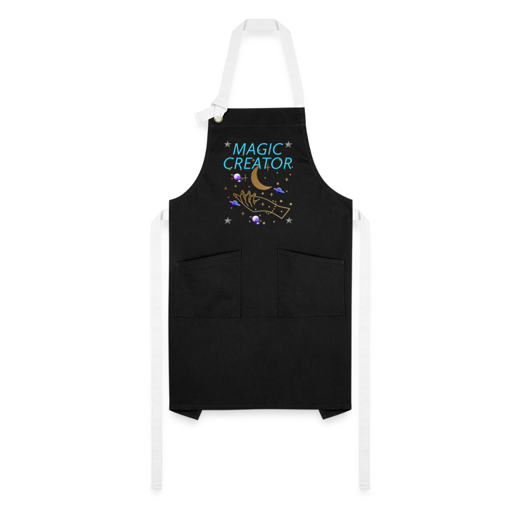 Magic Creator Artisan Apron - black/white