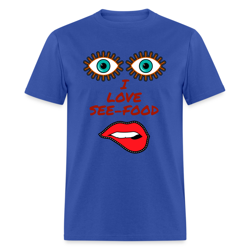 See-Food T-Shirt - royal blue