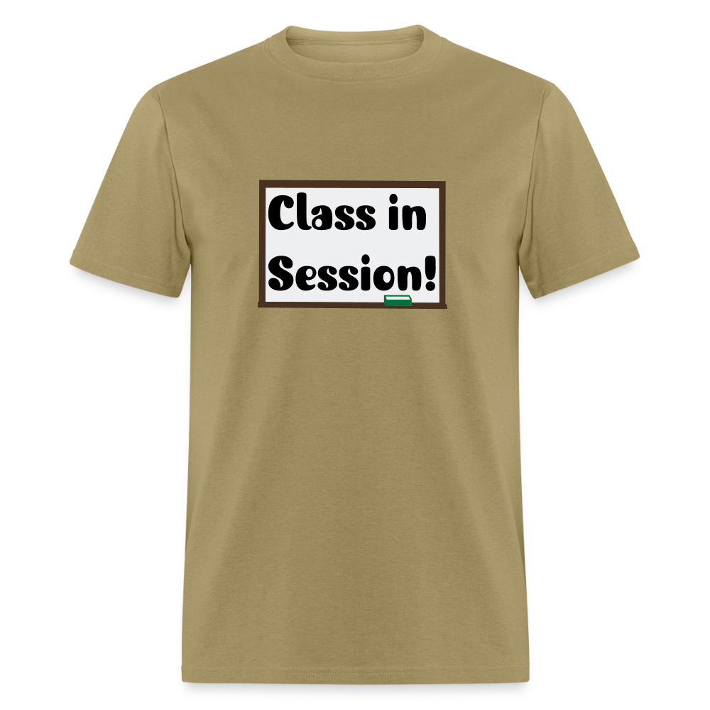 Class In Session T-shirt - khaki