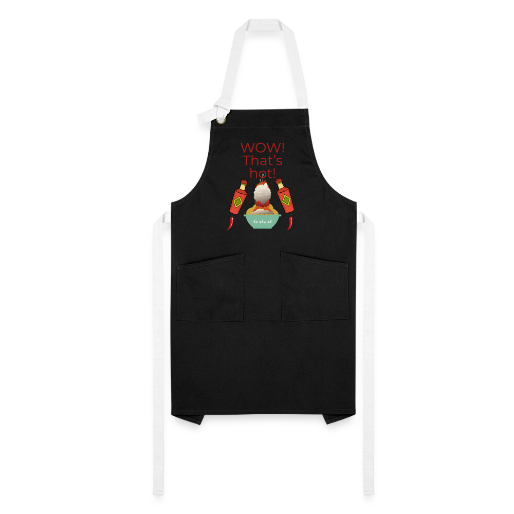 That's Hot Artisan Apron - black/white