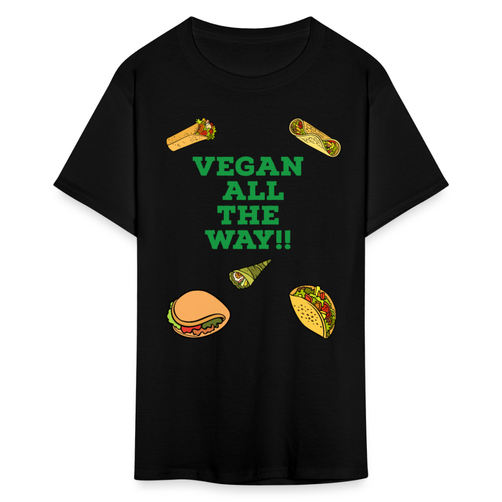 Vegan All The Way T-Shirt - black