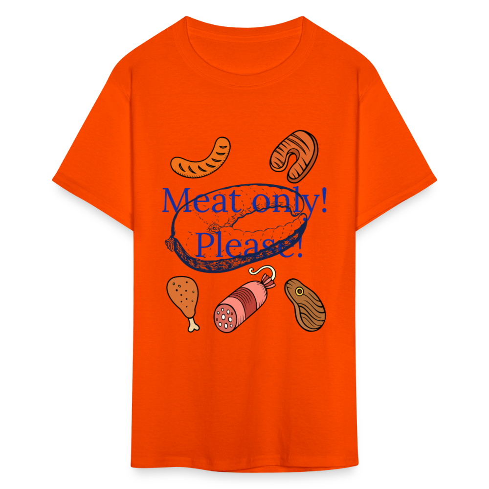 Meat Only! Unisex Classic T-Shirt - orange