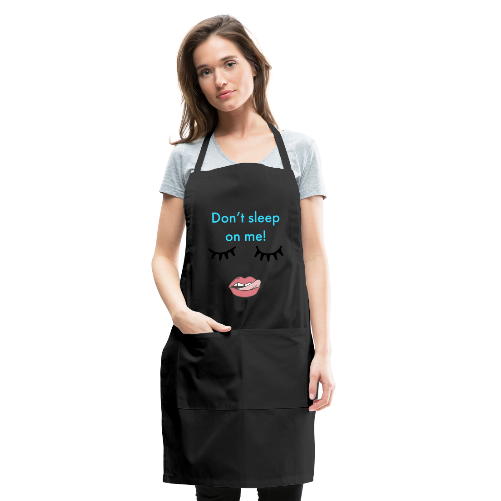 Don't Sleep Adjustable Apron - black