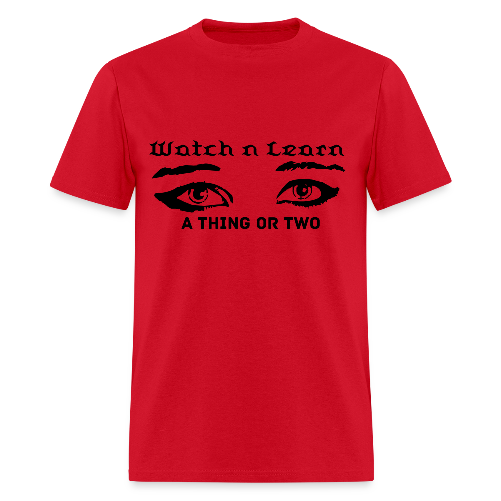 Watch n Learn T-shirt - red