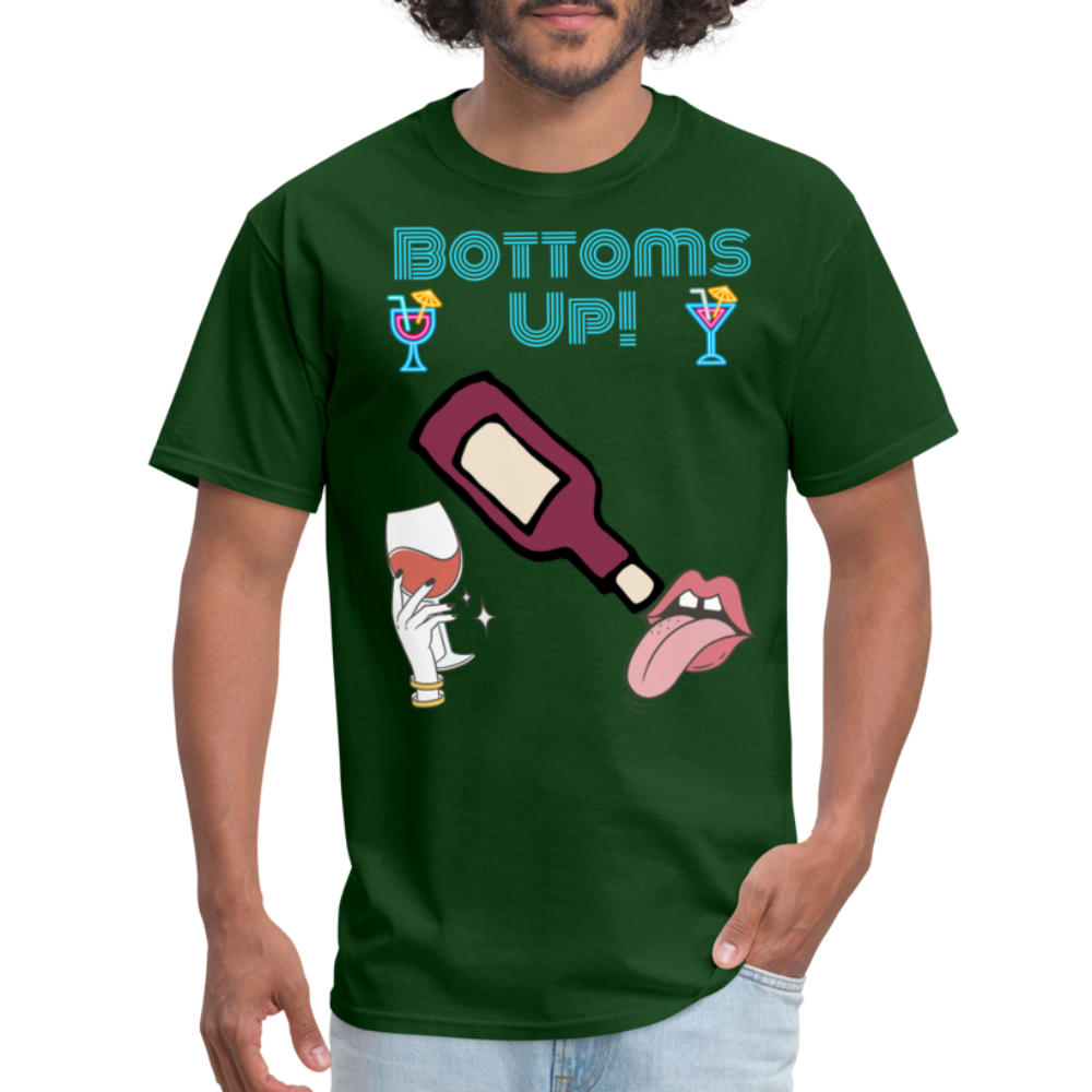 Bottoms Up T-Shirt - forest green