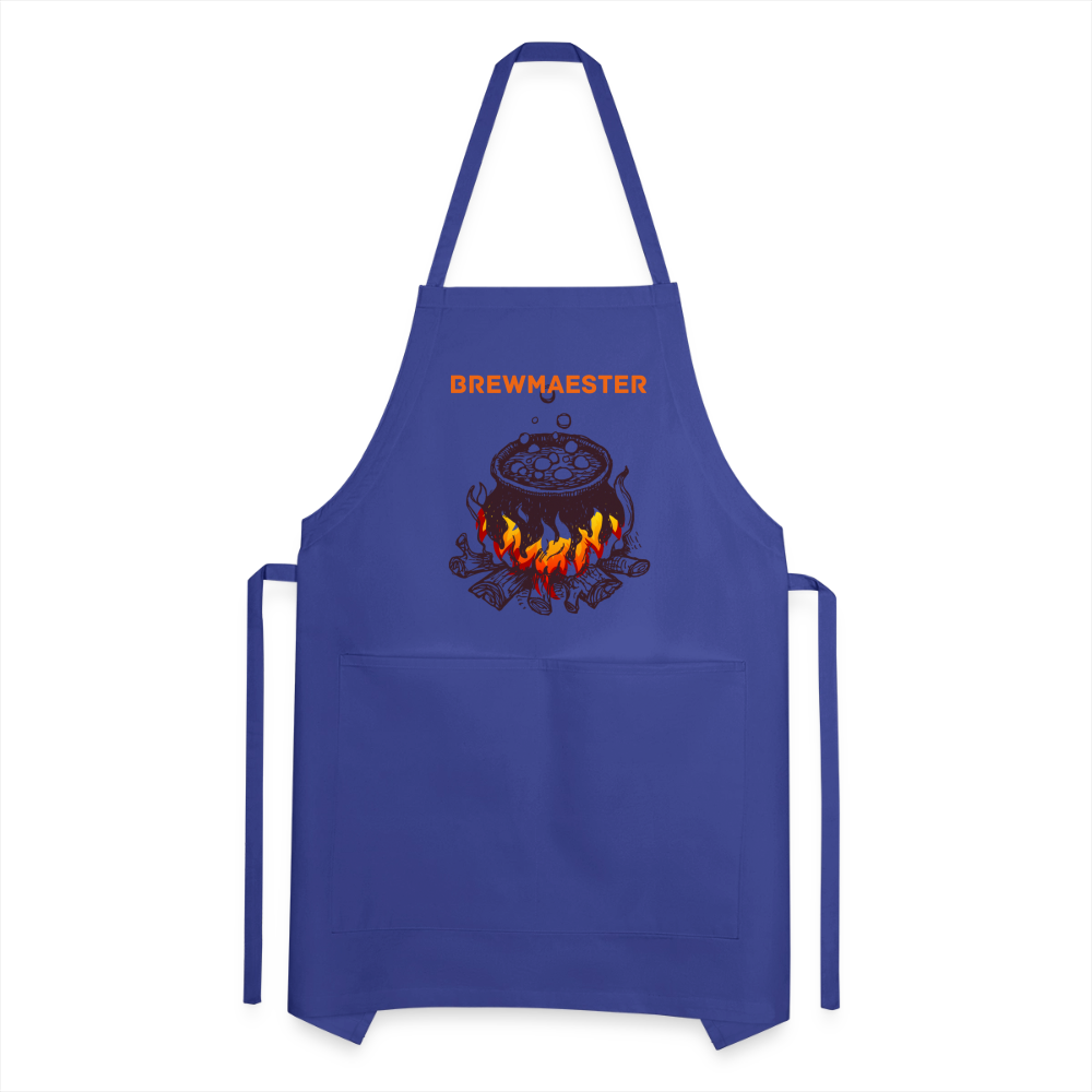 Brewmaester Adjustable Apron - royal blue