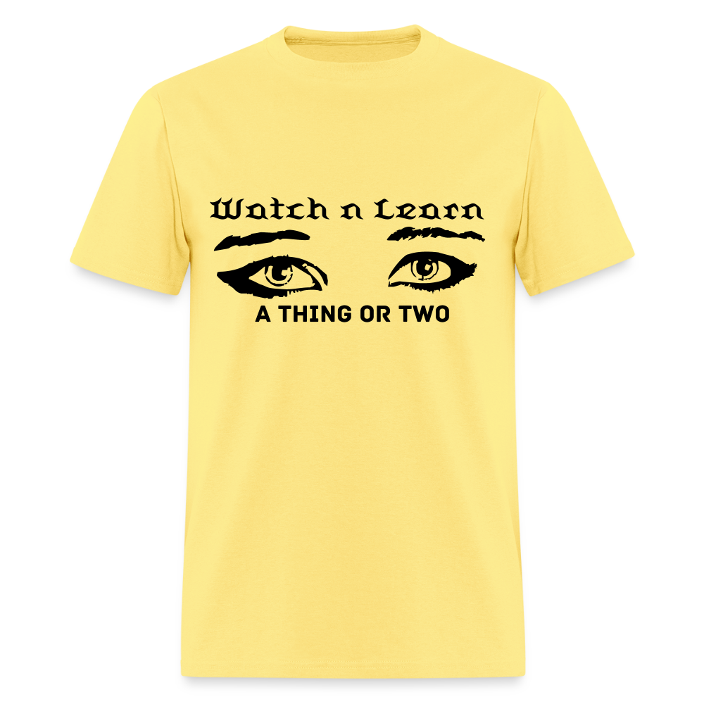 Watch n Learn T-shirt - cornsilk