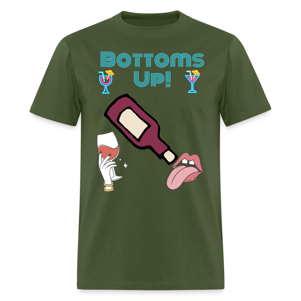 Bottoms Up T-Shirt - military green