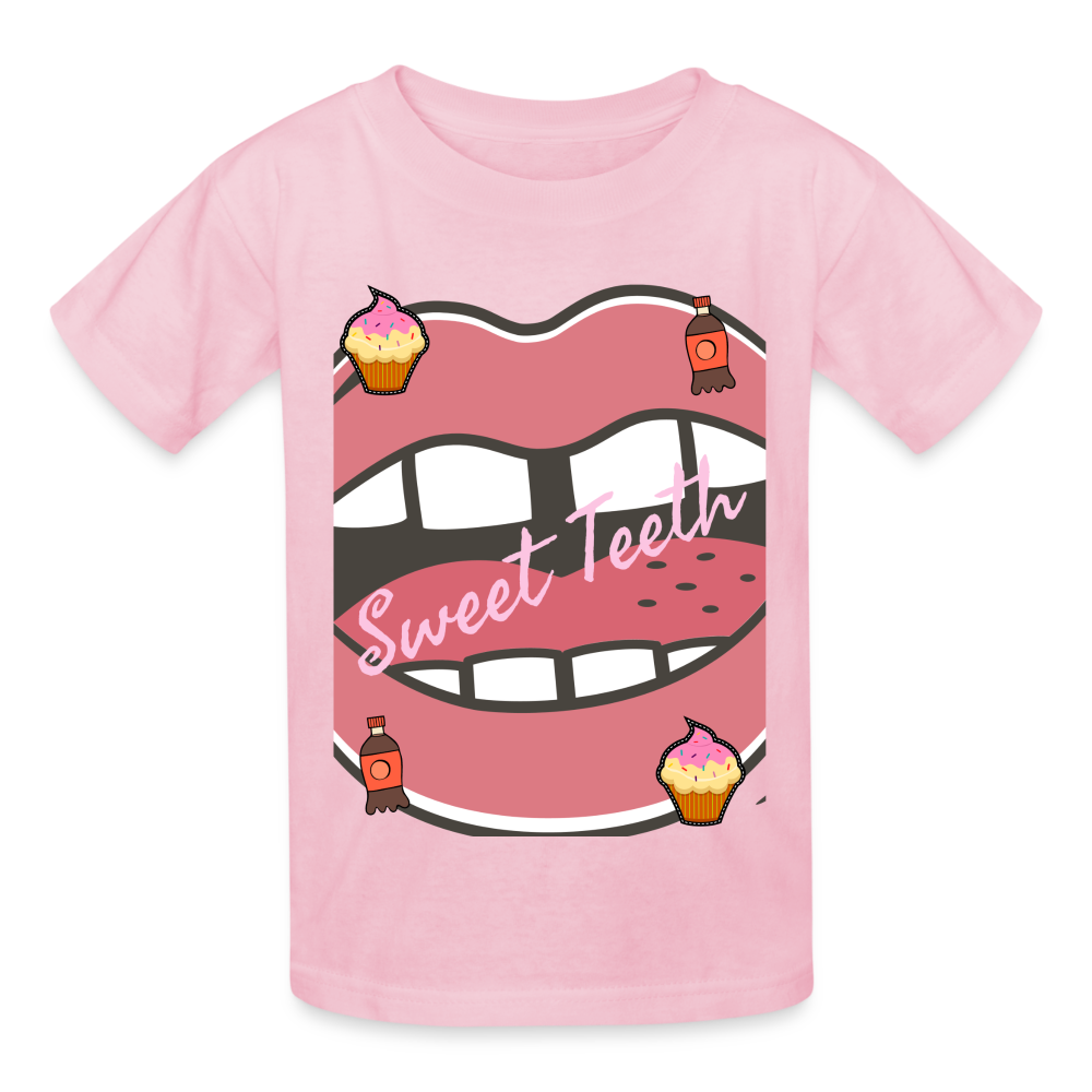 Sweet Teeth Youth T-Shirt - light pink
