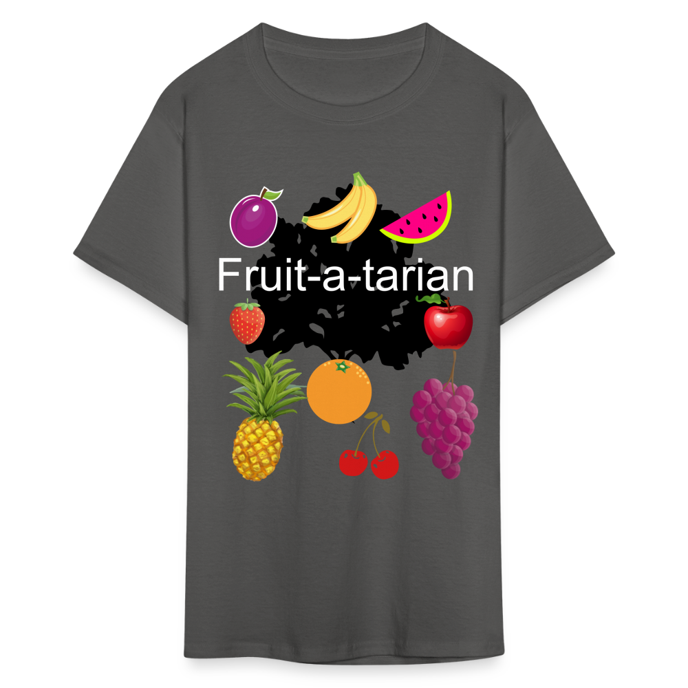 Fruit-a-tarian T-shirt - charcoal