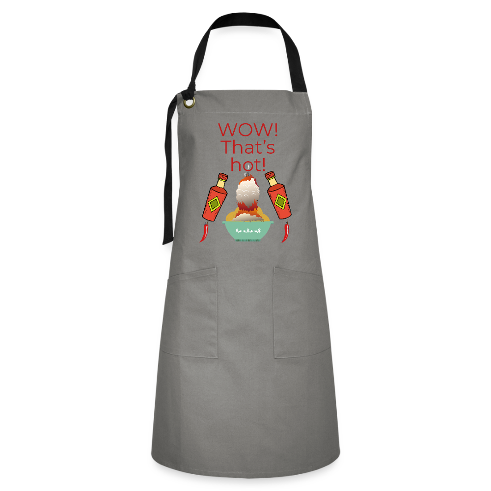 That's Hot Artisan Apron - gray/black