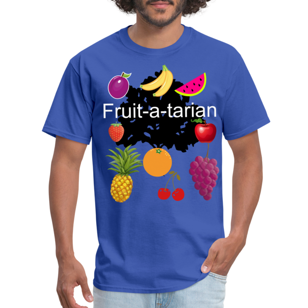 Fruit-a-tarian T-shirt - royal blue