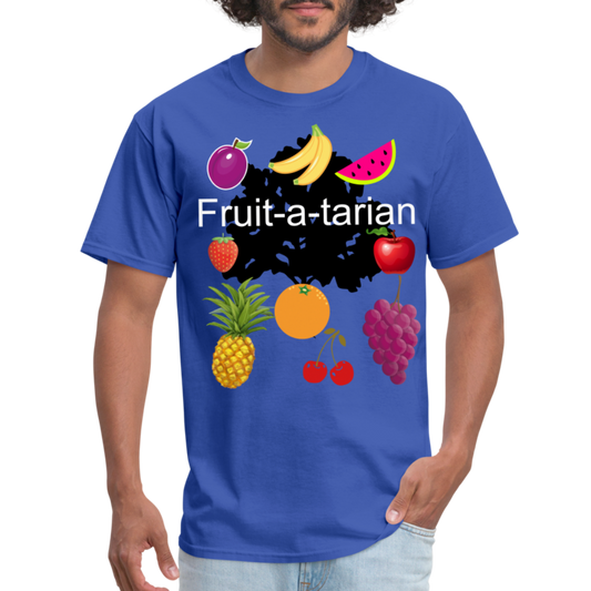 Fruit-a-tarian T-shirt - royal blue