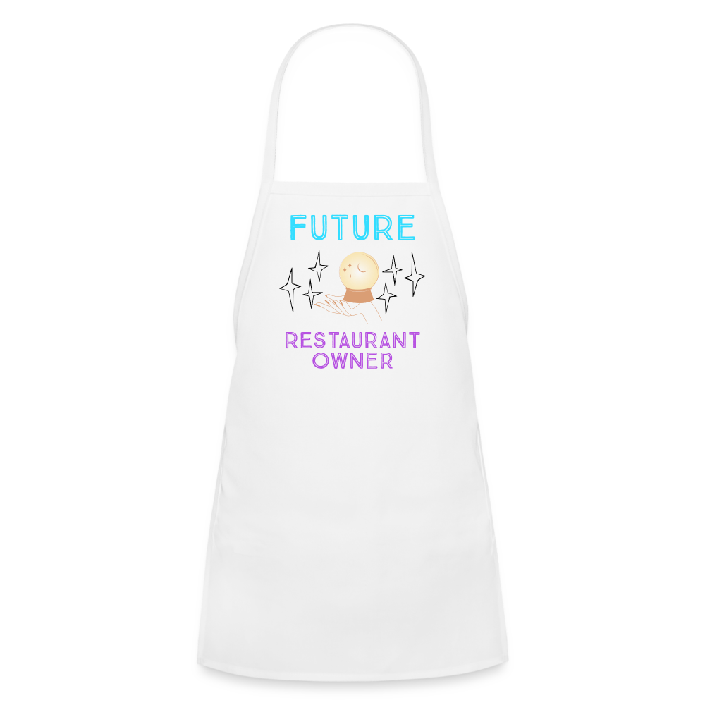 Future Owner Kids' Apron - white