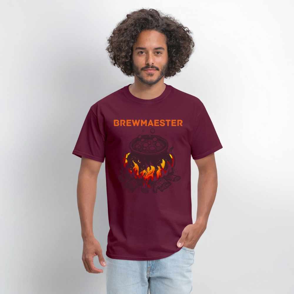 Brewmaester T-Shirt - burgundy