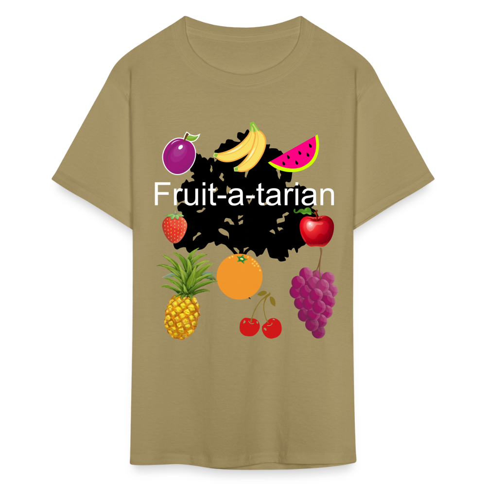 Fruit-a-tarian T-shirt - khaki