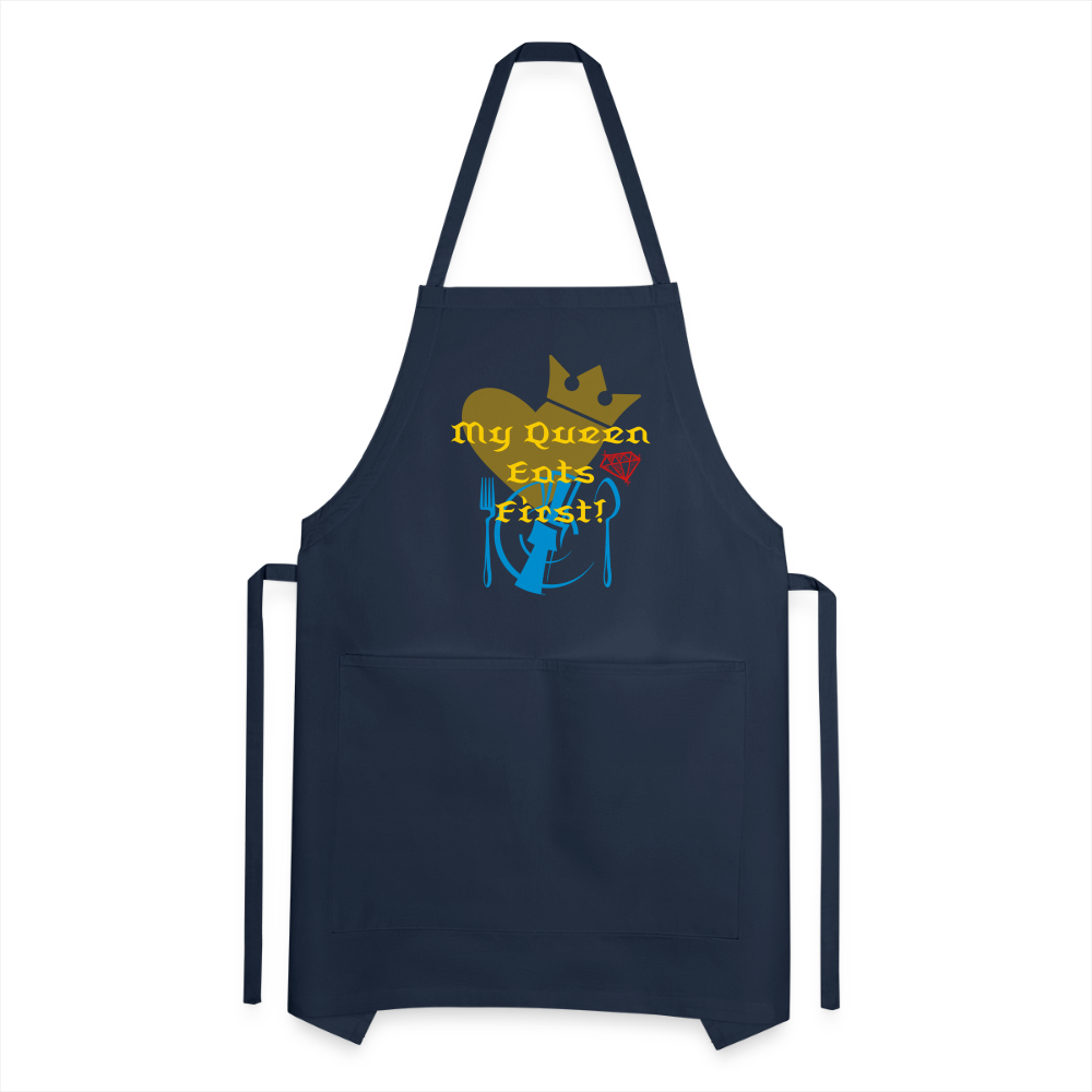My Queen Adjustable Apron - navy
