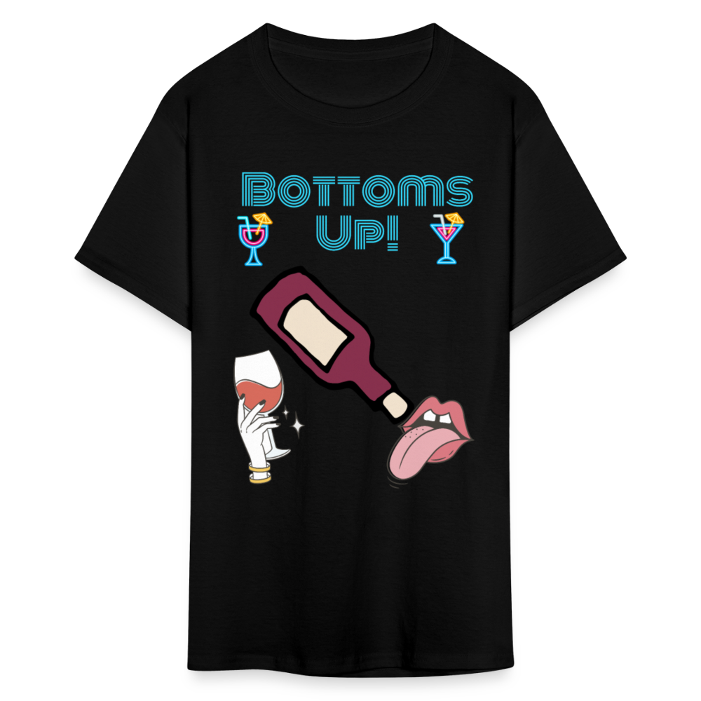 Bottoms Up T-Shirt - black