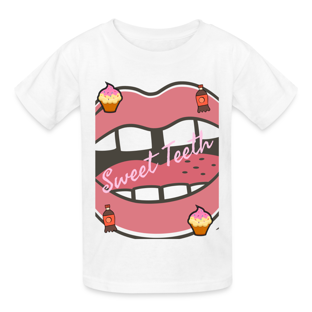 Sweet Teeth Youth T-Shirt - white