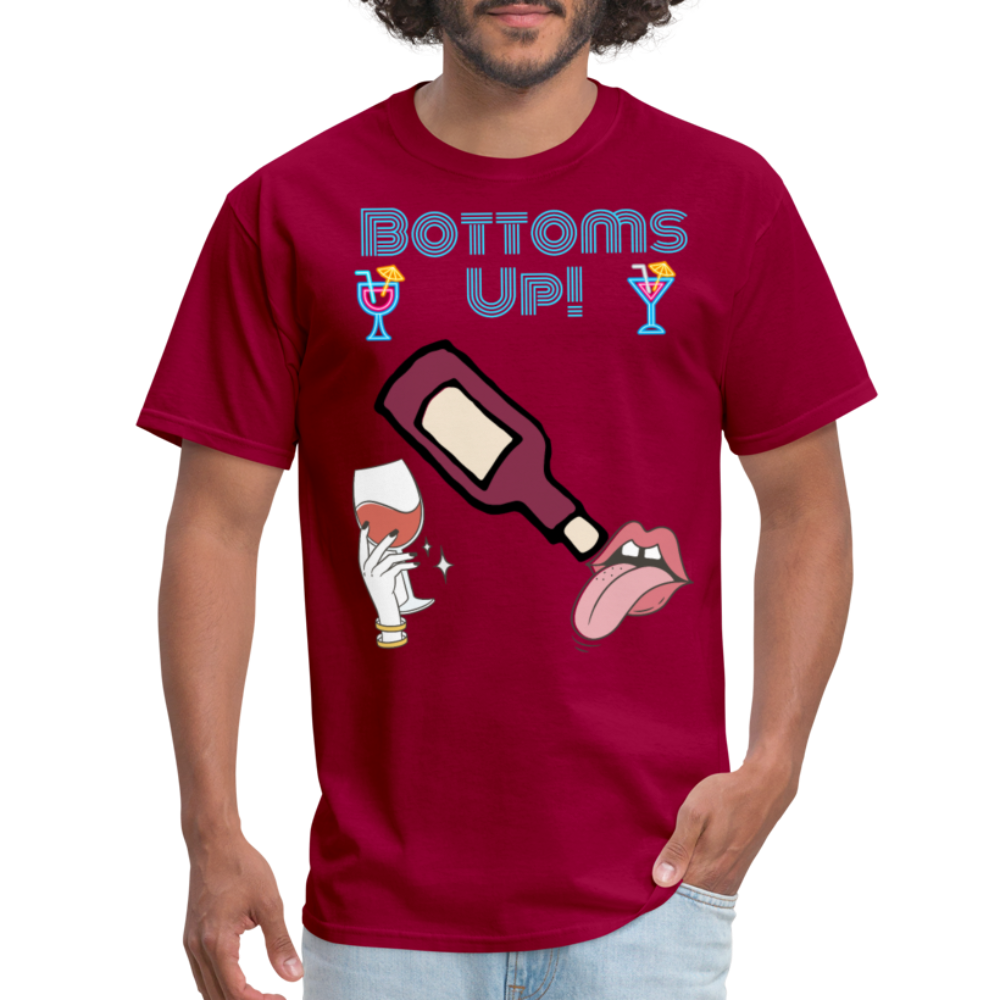 Bottoms Up T-Shirt - dark red