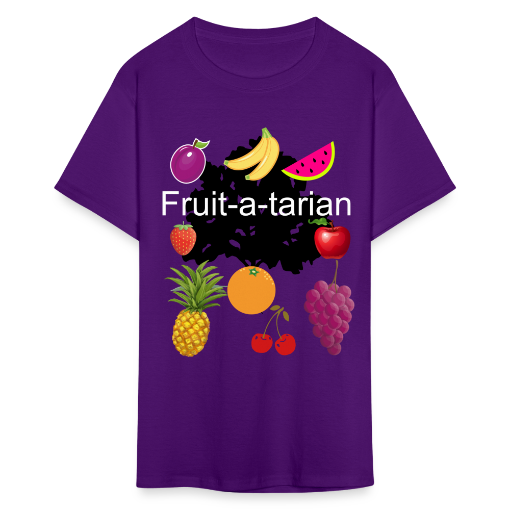 Fruit-a-tarian T-shirt - purple