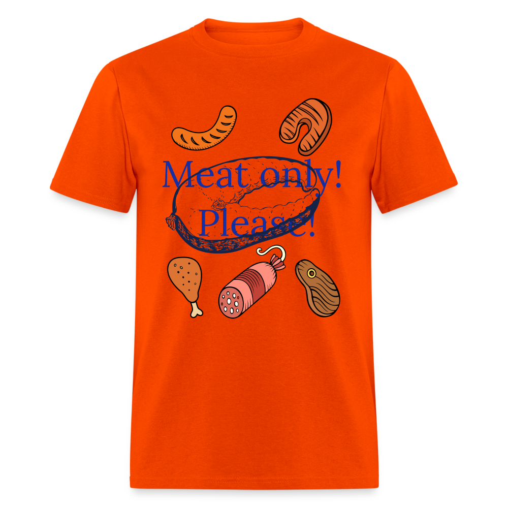 Meat Only! Unisex Classic T-Shirt - orange