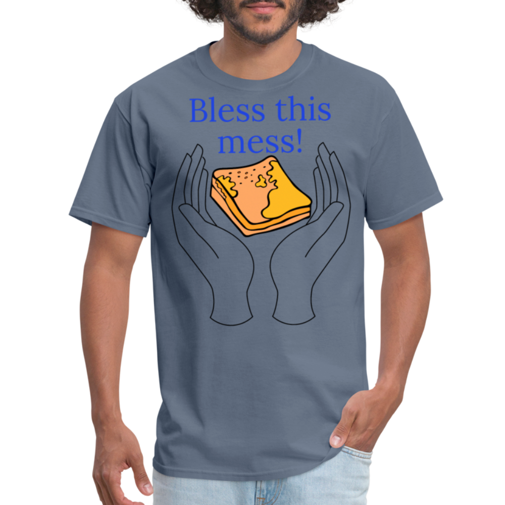 Bless This Mess T-Shirt - denim