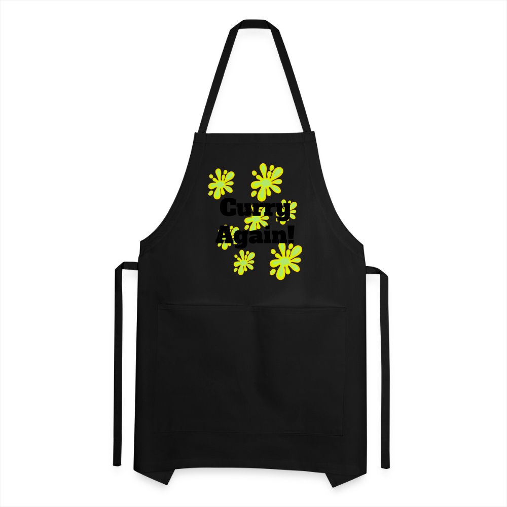 Curry Again! Adjustable Apron - black