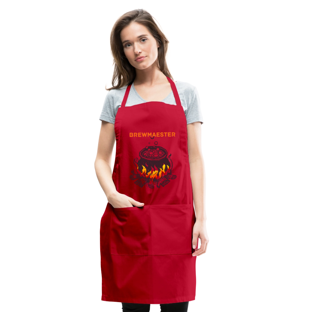 Brewmaester Adjustable Apron - red