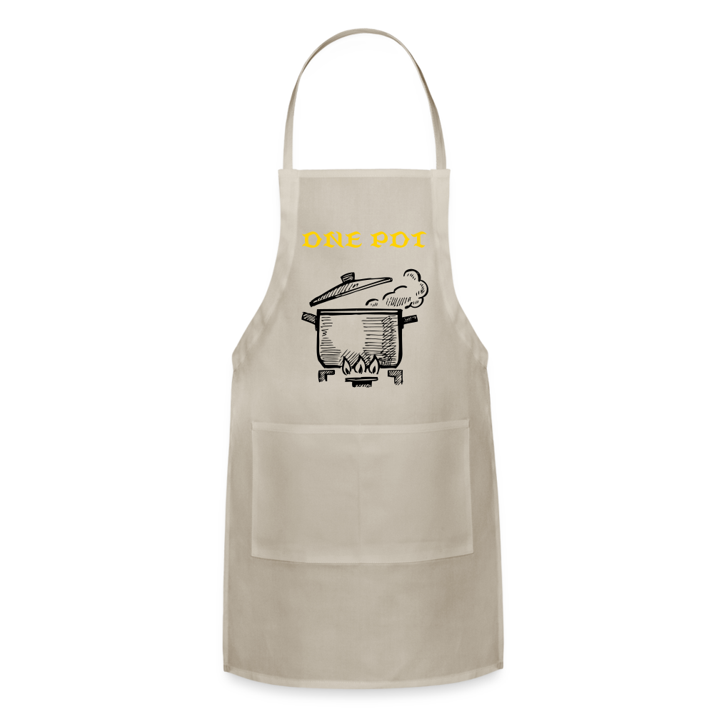 One Pot Adjustable Apron - natural