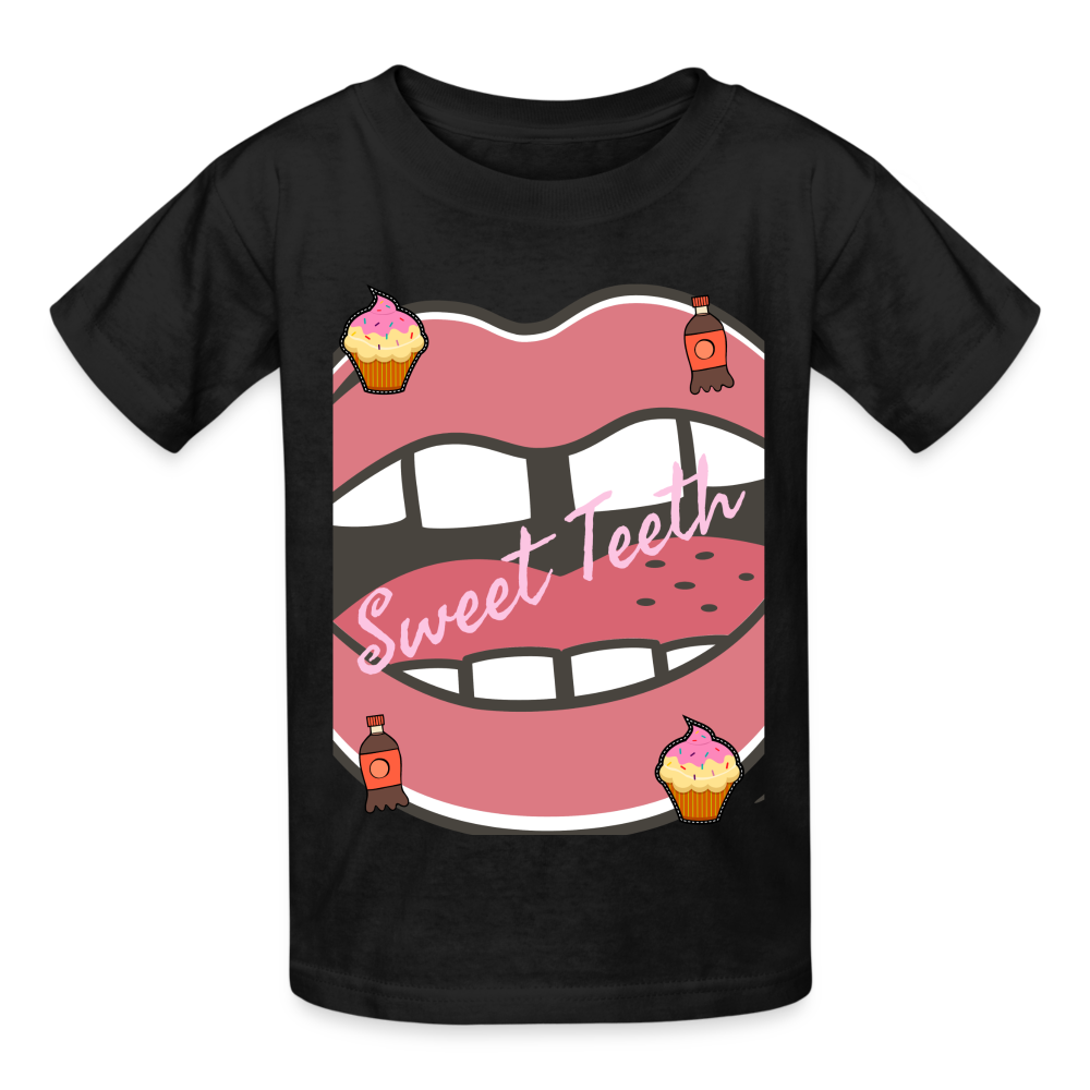 Sweet Teeth Youth T-Shirt - black