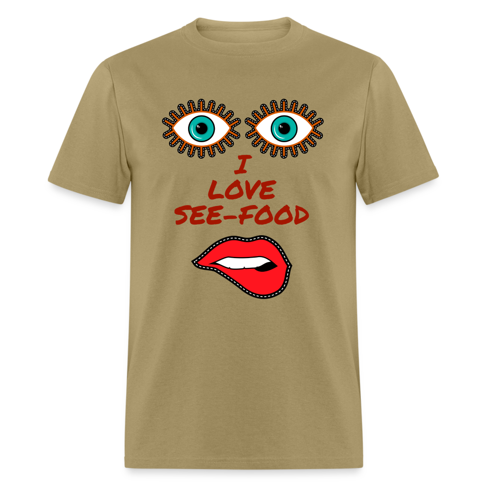 See-Food T-Shirt - khaki